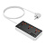 Мережевий фільтр HOCO AC8A на 3 розетки + 3 USB+USB-C, 30W, 220В, кабель 1,5м, Black/White, Box