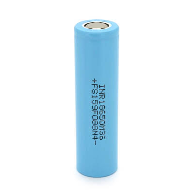 Акумулятор 18650 Li-Ion LG LGDBM361865 (LG M36), 3450mAh, 10A, 4.2/3.63/2.5V, Cyan, 2 шт в упаковці, ціна за 1 шт