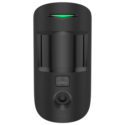 Бездротовий сповіщувач руху з камерою Ajax Superior MotionCam HD (PhOD) black Jeweller