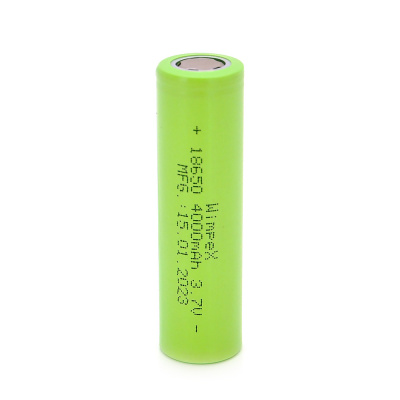 Акумулятор WMP-4000 18650 Li-Ion Flat Top, 2000mAh, 3.7V, Green