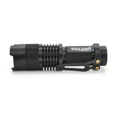 Ліхтарик Bailong BL-8468, Cree Q5, 1 режим, Zoom, корпус-алюміній, водостійкий, ударостійкий, АА акумулятор, зарядка 1 * АА, 92 * 25mm, BOX