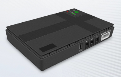 ДБЖ UPS-36W DC1036-10 для роутерів/комутаторів/PON, 5/9/12V, 10400мAh(4*2600MAh), USB 3.0, Black, BOX