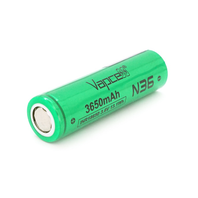Акумулятор 18650 Li-Ion Vapcell INR18650 N36, 3650mah, 15A, 4.2/3.6/2.5V