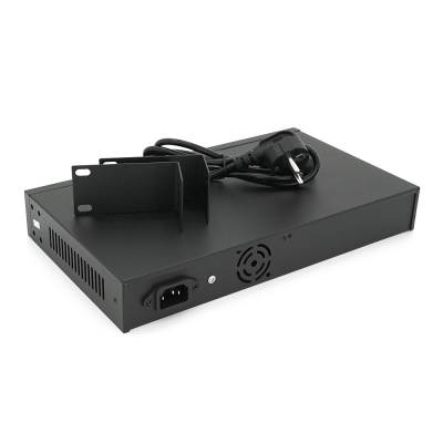 POE комутатор Merlion 16 POE 10/100 + 2 RJ45 10/100/1000+ вбудований блок живлення 52V 3.85A