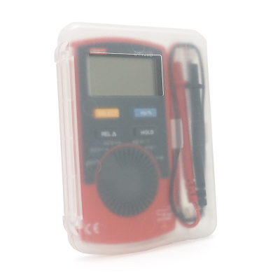 Мультиметр UNI-T UT120B: вимірювання V A Ω C Hz °C. Функції True RMS продзвінку тест діодів перевірка транзисторів. Габарити 110×58×11 мм