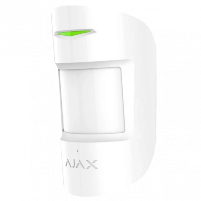 Бездротовий комбінований сповіщувач руху та розбиття скла Ajax Superior CombiProtect white Jeweller